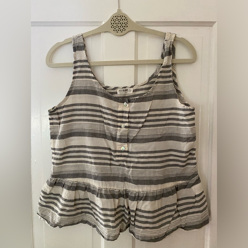 4our Dreamers Striped Crop Top